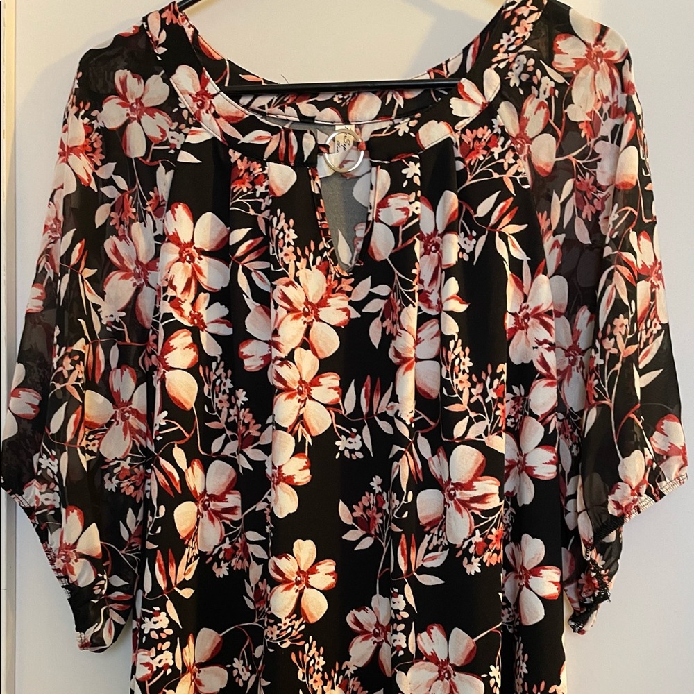2X Floral Tunic